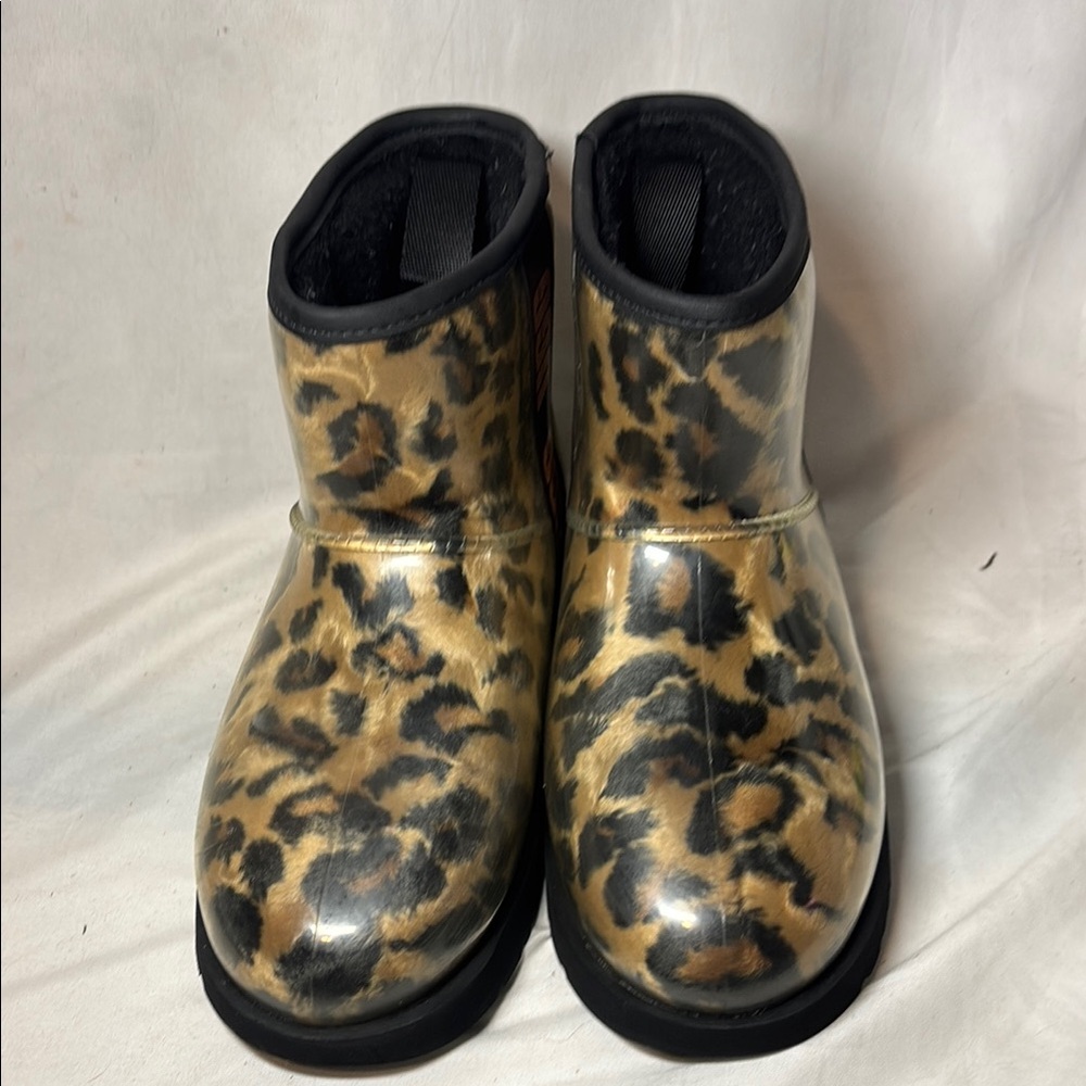 UGG Leopard Print Ankle Boots